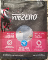Nutrience SubZero Beef Liver, Pork Liver, & Lamb Liver Dog Treats - Product - en