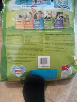 Purina Cat Chow Indoor + immune health blend - Nutrition facts