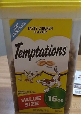 Temptations chicken flavored cat treats - Product - en
