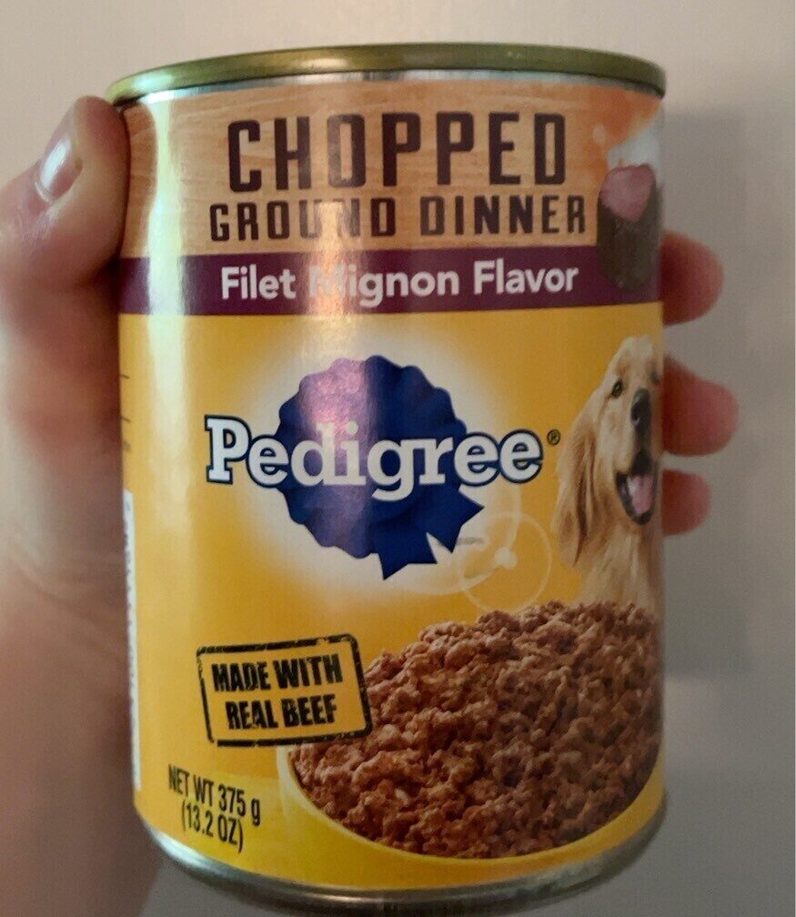 Pedigree Chopped Ground Dinner Filet Mignon Flavor - Product - en