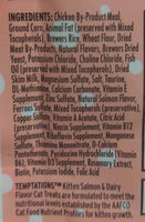 Temptations Kitten Salmon & Dairy Flavor - Ingredients - en