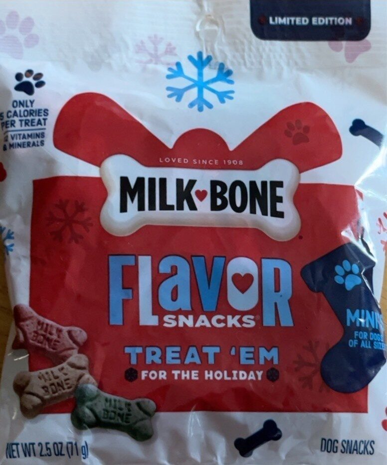 MilkBone Flavored Snacks Treat’em For The Holiday - Product - en