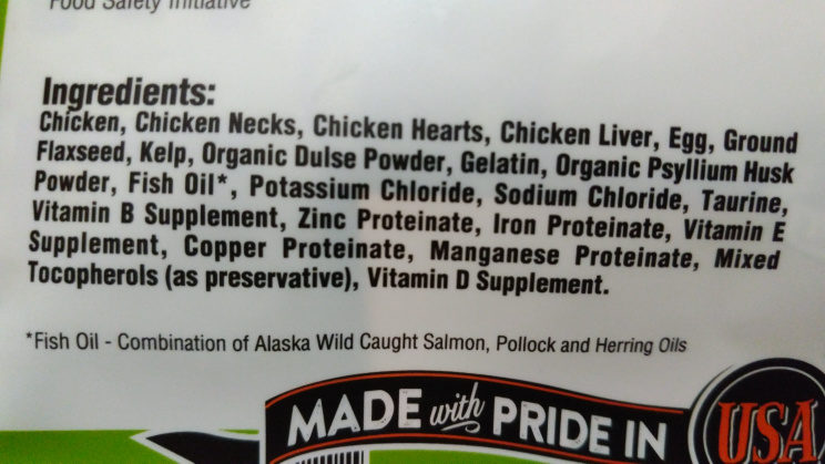 Freeze Dried Chicken Recipe - Ingredients - en