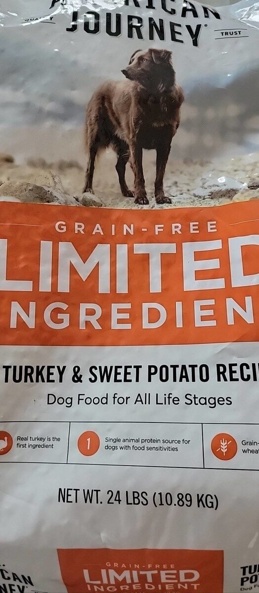 American Journey grain free Turkey and sweet potato dog dry food - Product - en