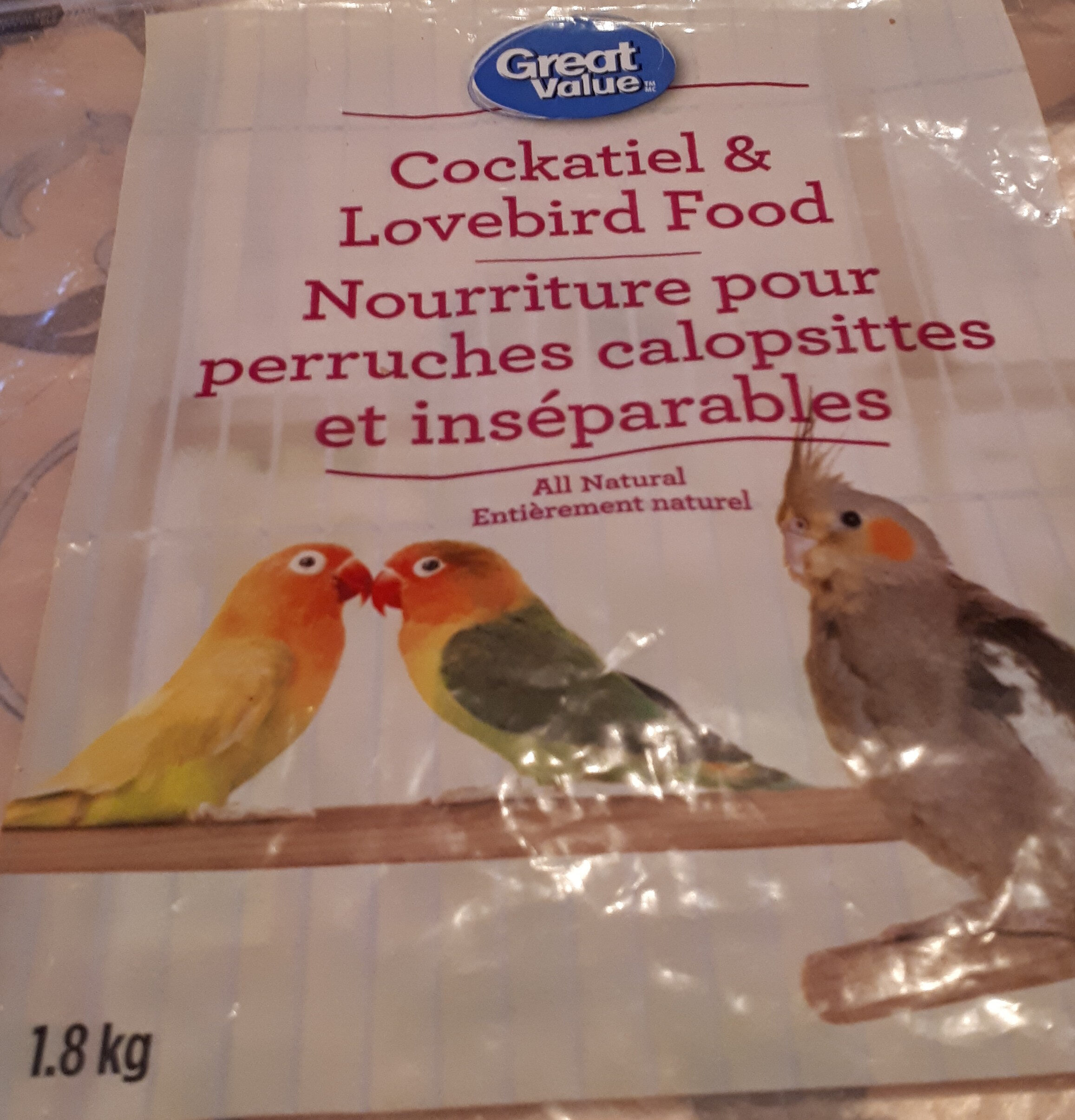 Nourriture pour perruches calopsittes et inséparables - Product - fr