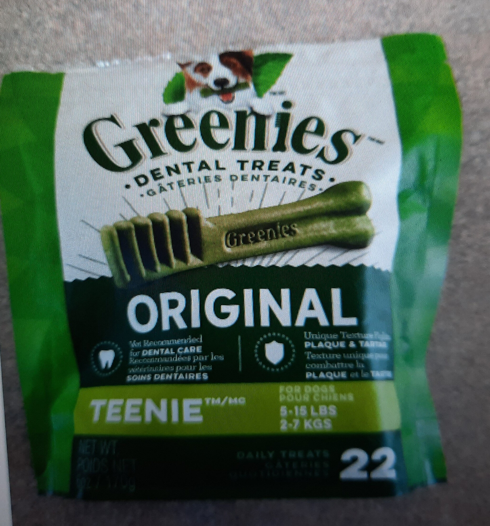 GREENIES Original TEENIE Natural Dental Care Dog Treats - Product - en