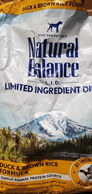 Natural Balance Duck & Brown rice formula - 1