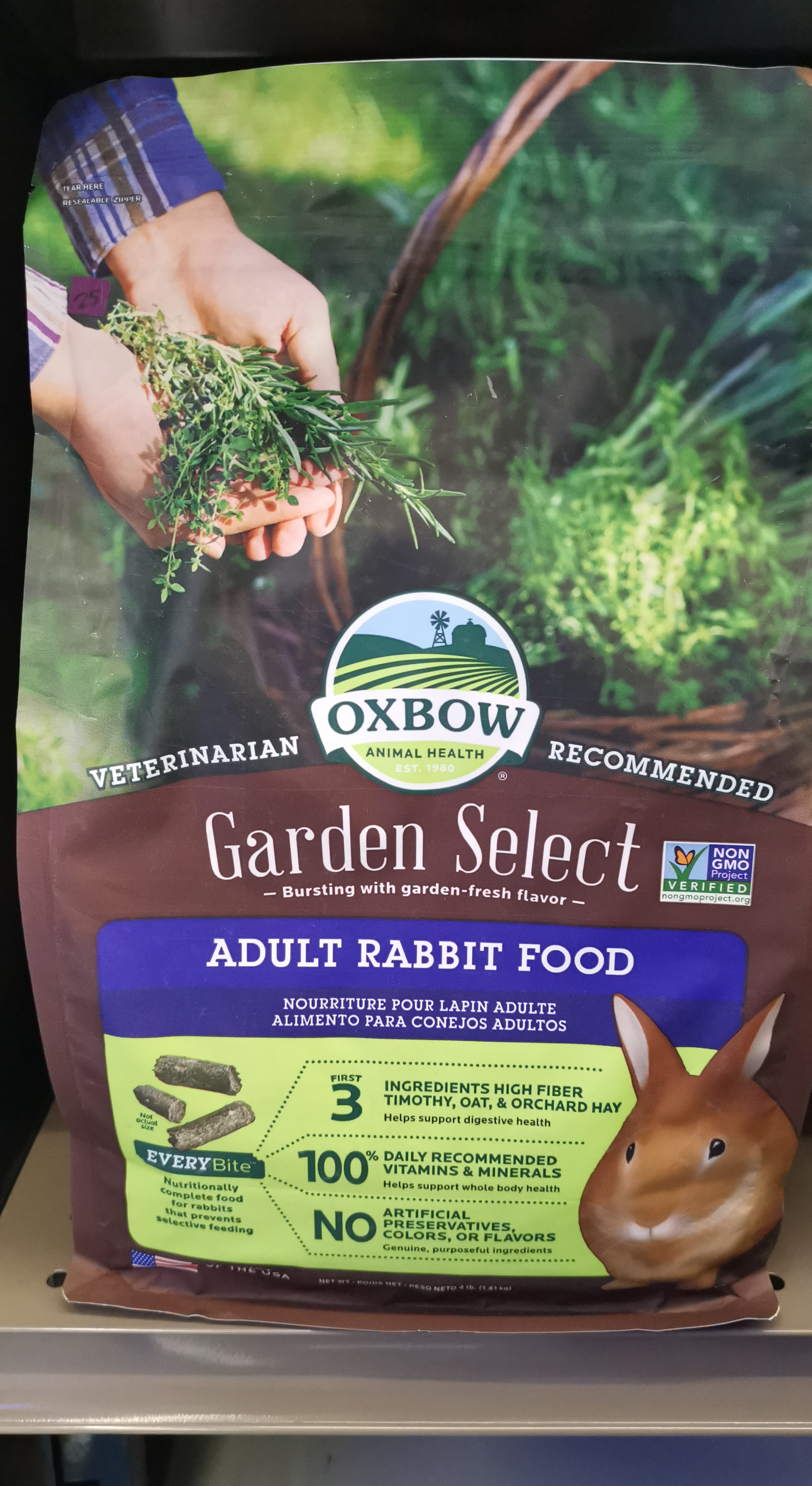 Garden Select ADULT Rabbit food - Product - es