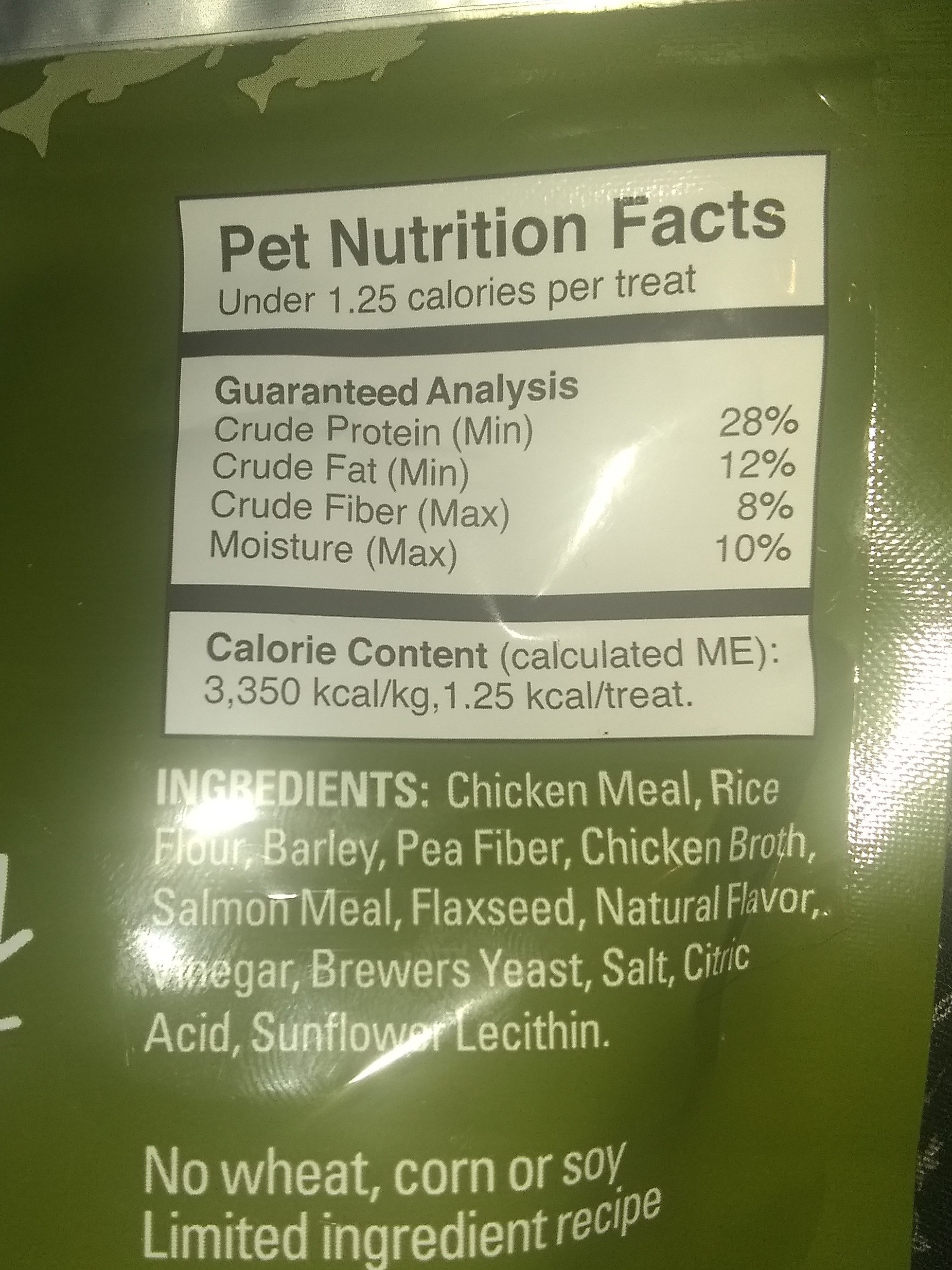 Wildly Natural Cat Treats - Nutrition facts - en