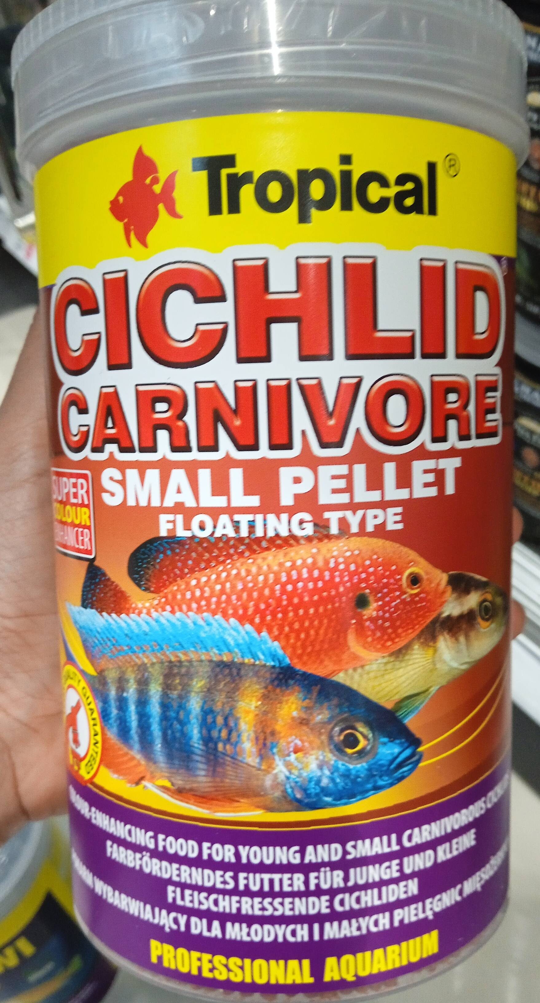 Fish food cichlid cari sml - Product - id