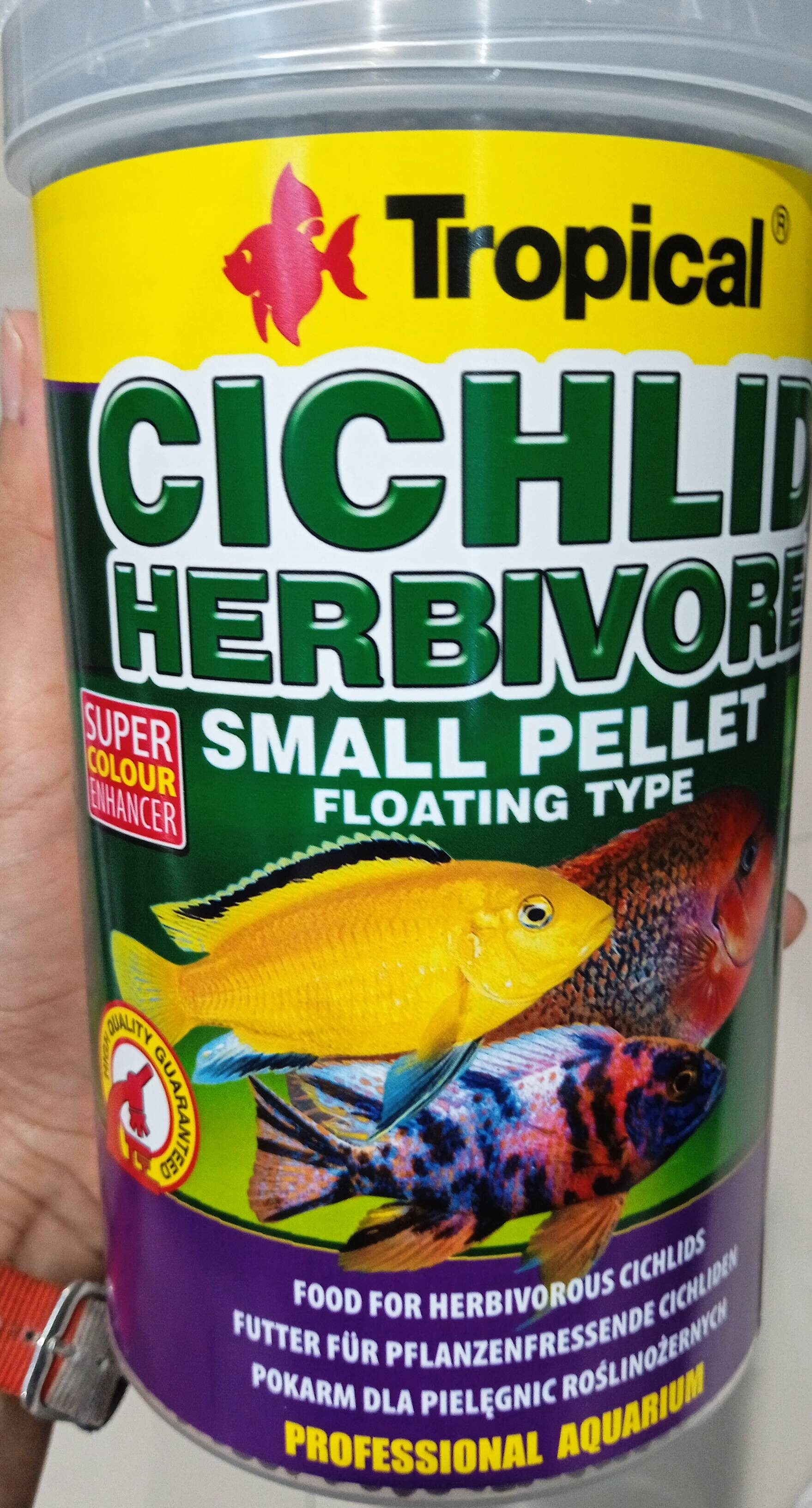 Fish food cichlid herbi smlm pl - Product - id