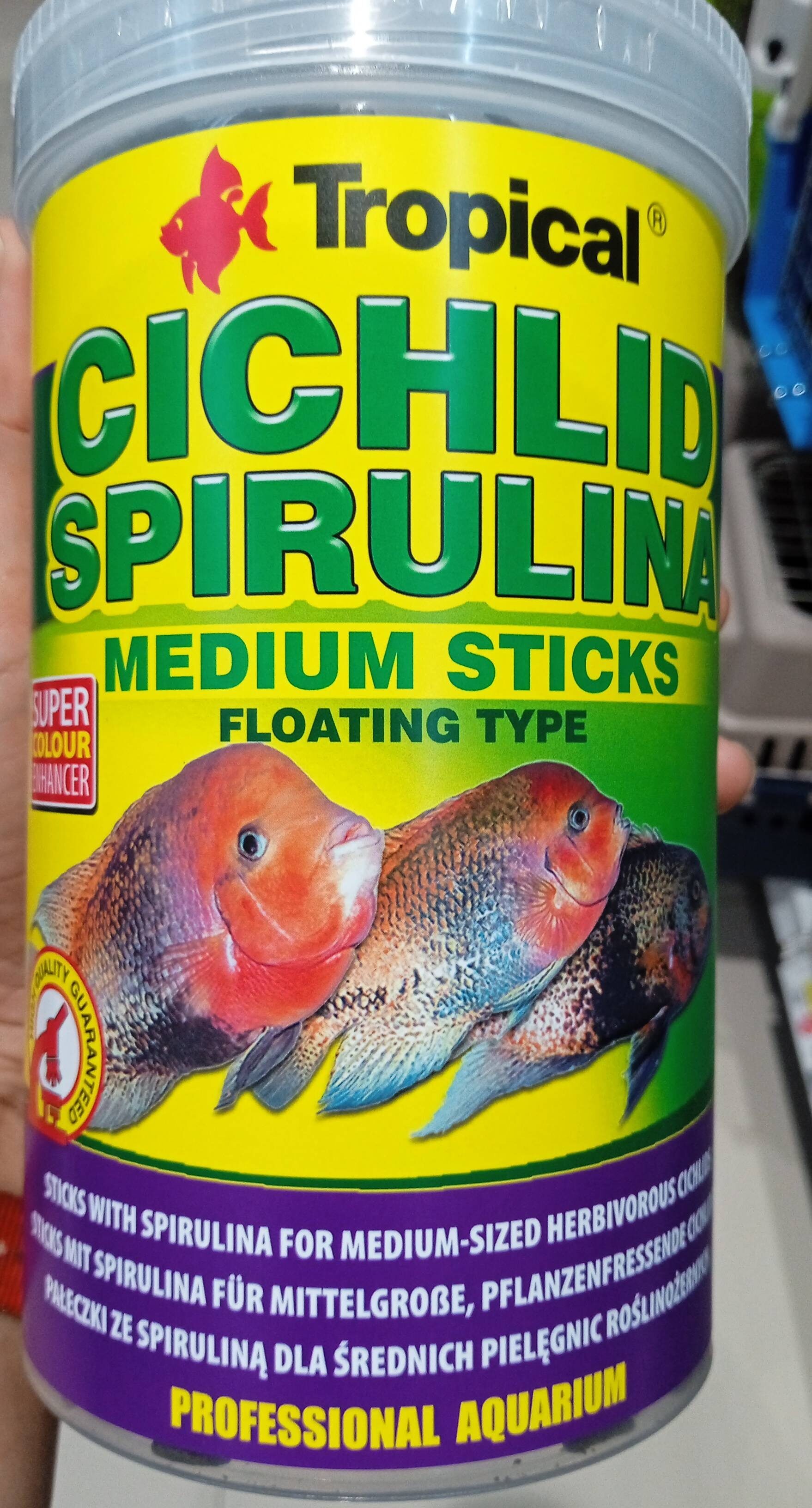 Fish food cichlid spurulina - Product - id