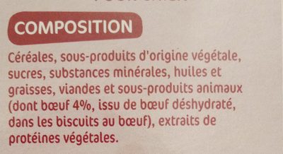 Friandises biscuit croquant - Ingredients