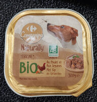 Naturally terrine bio poulet - Produit - fr
