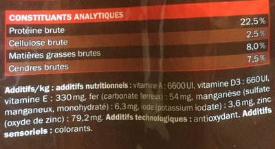 Multi-croquettes au bœuf - Informations nutritionnelles - fr