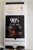 LINDT EXCELLENCE 90% CACAO - Product - fr