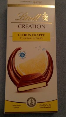 lindt chocolat creation citron frappé - Product - fr