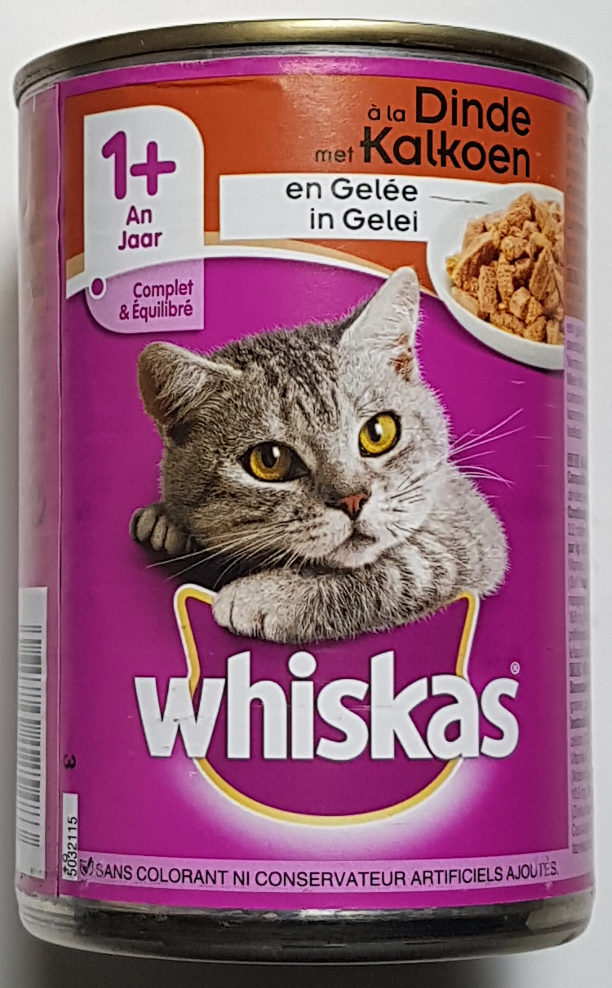 Whiskas 1+  en Gelée à la Dinde - Product - fr