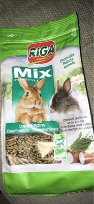 Riga mix menu granulés pour lapins nains - Product - fr