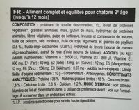 Royal Canin - Croquettes Kitten Pour Chaton - 2KG - Informations nutritionnelles - fr