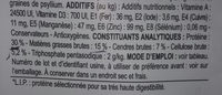 Oral Care - Nutrition facts - fr