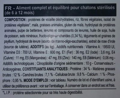Royal Canin - Croquettes Kitten Sterilised Pour Chaton - 2KG - 1