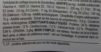 Appetite control sterilised 7+ - Nutrition facts - fr