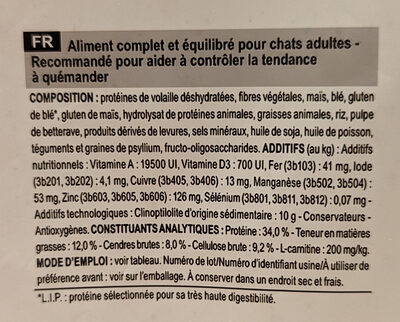 CARE - Appetite Control test - Ingredients