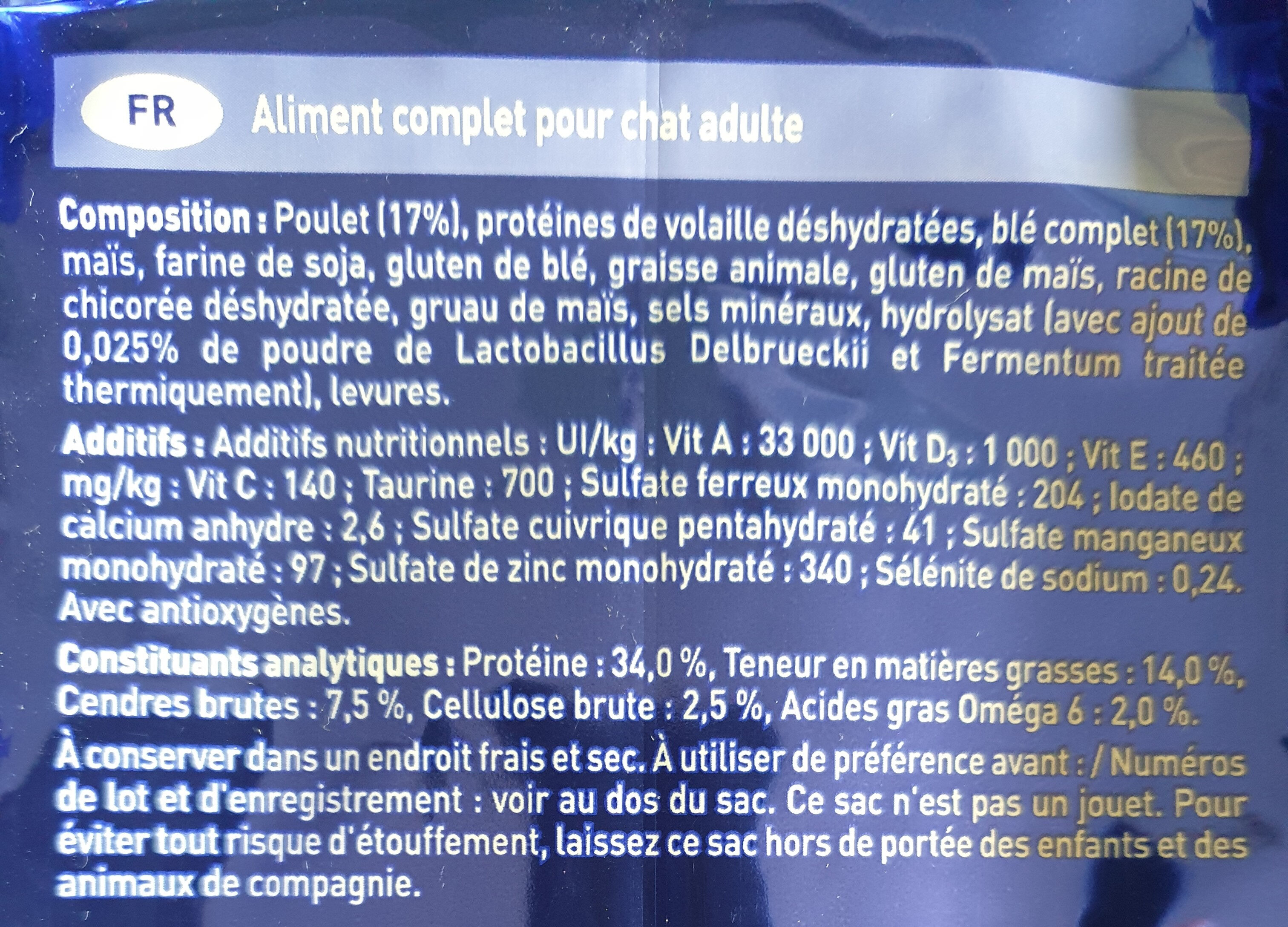Purina One Adulte - Ingredients - fr