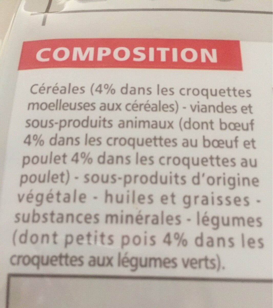 Croquette - Ingrédients - fr