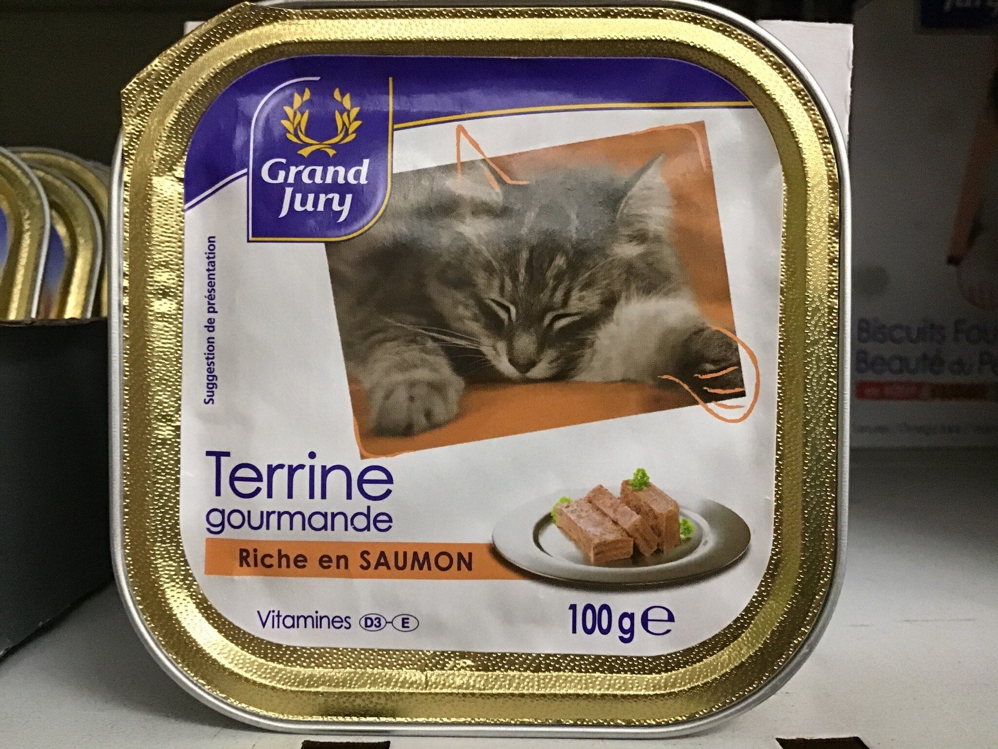 Terrine saumon pour chats - Product - fr