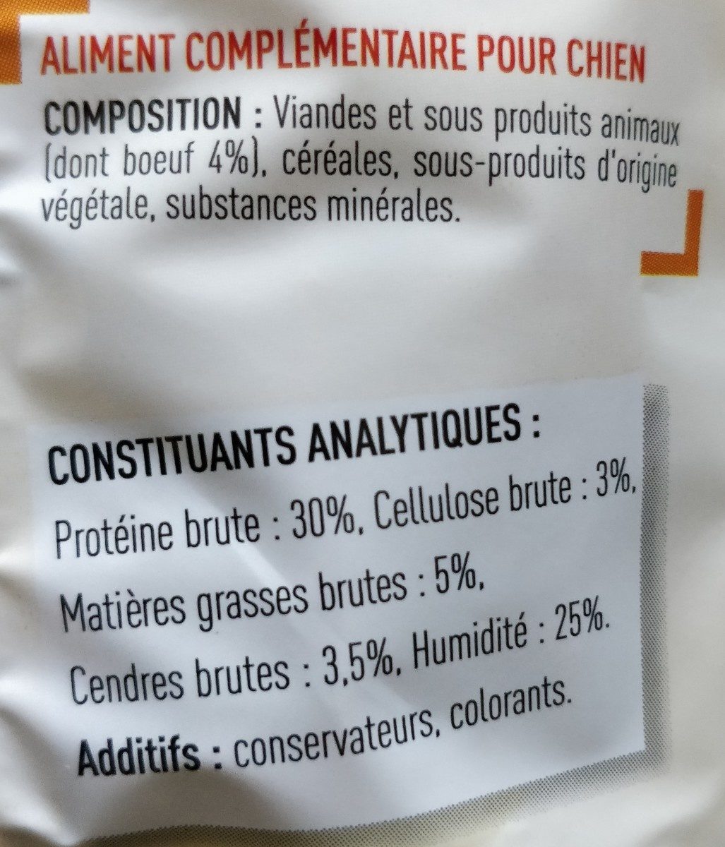 Snacks Au Boeuf - Ingredients - fr