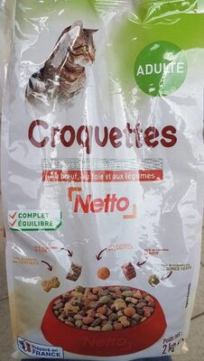 Netto Croquettes Boeuf Legumes Verts - Product - fr