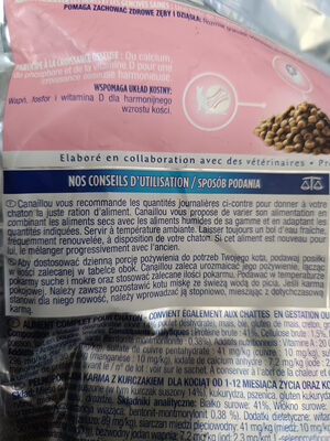Canail Croquette Chaton - Nutrition facts
