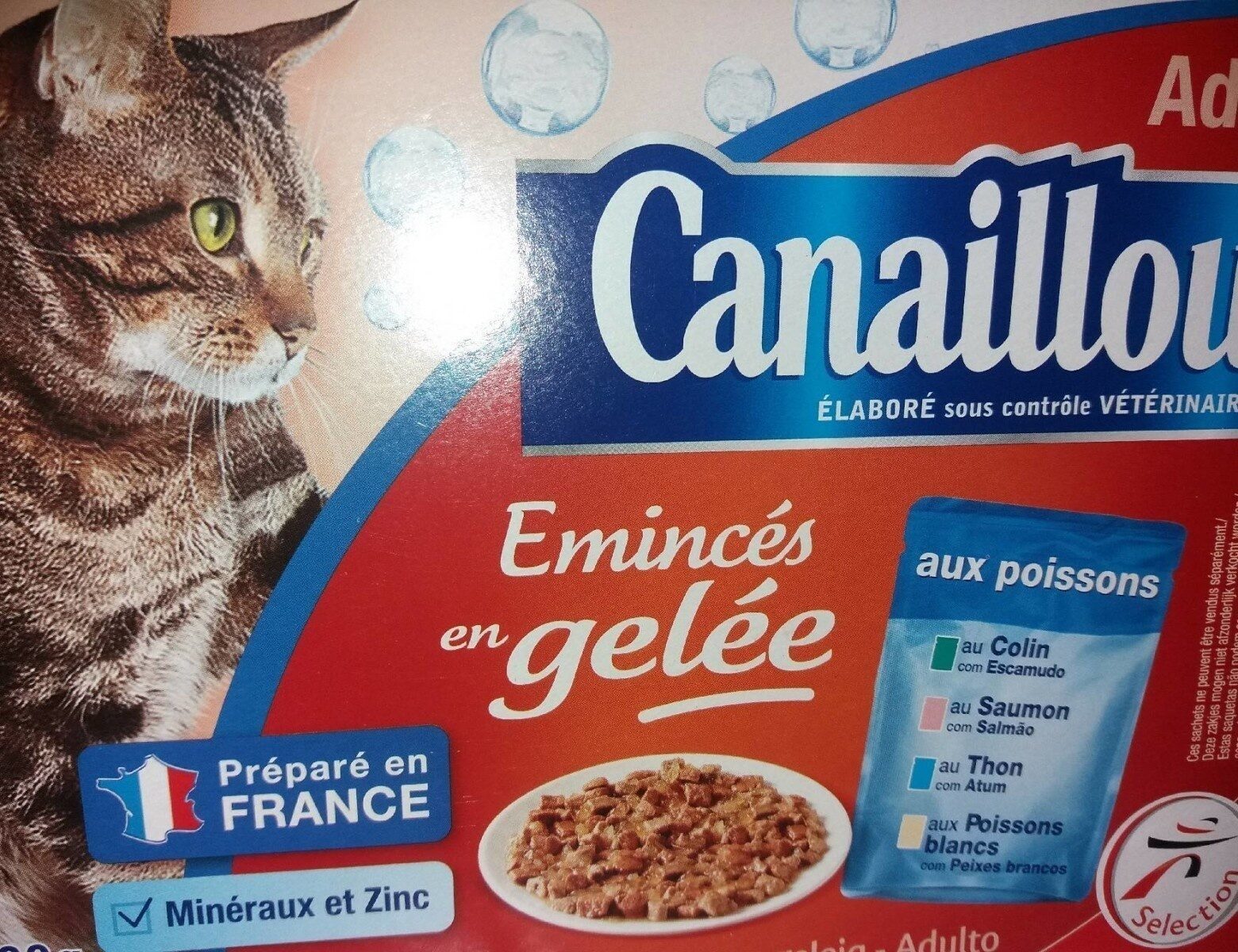 Canaillou émincé en gelée pour chat - Product - fr