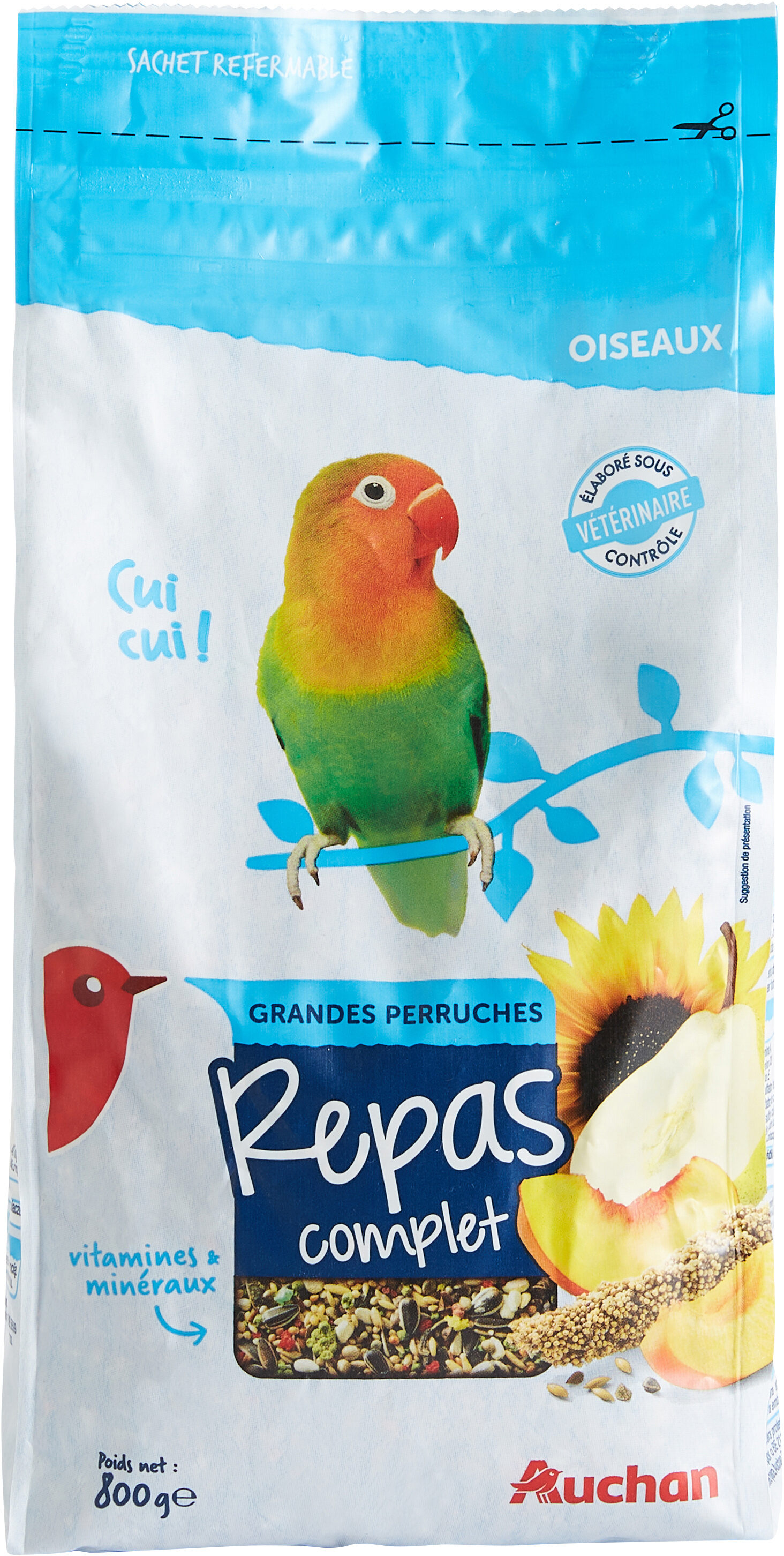 Grandes perruches repas complet - Product - fr