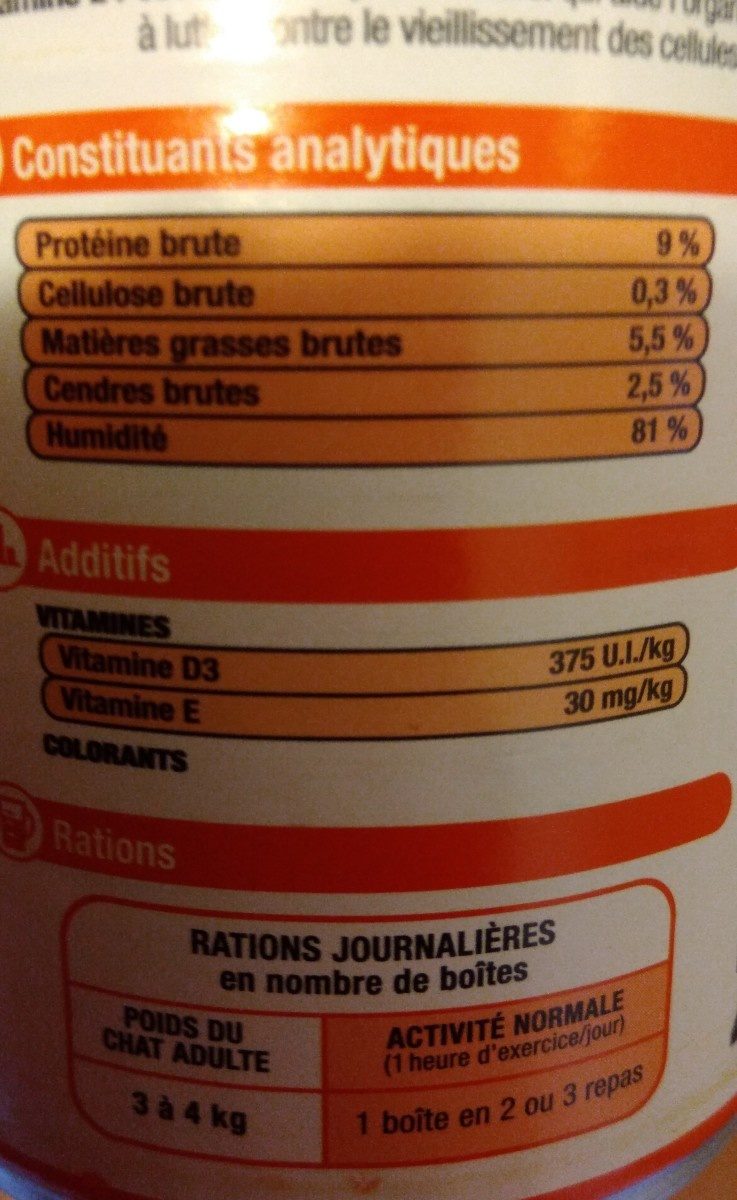 Terrine Boeuf 400 G - Ingredients - fr