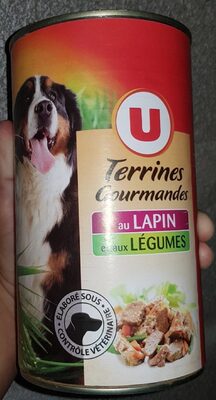 Terrines Gourmandes Lapin / Légumes Pour Chien U, Boite 3 / 2, - 1