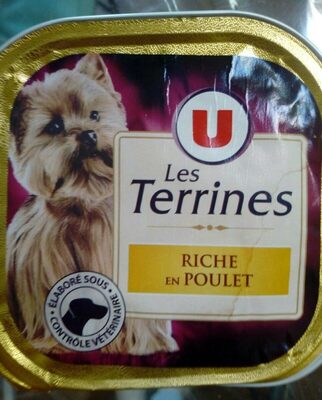 Aliment Pour Chien Terrine Au Poulet U, - Produit - fr