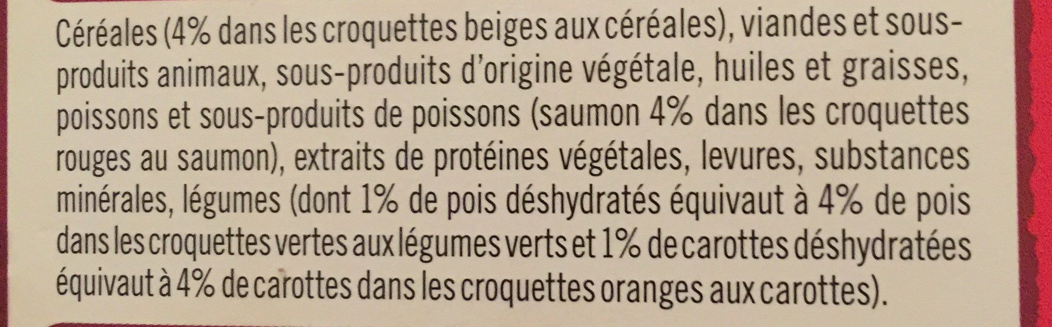 Croquettes Pour Chat Au Saumon Et Au Thon U, - Ingredients - fr