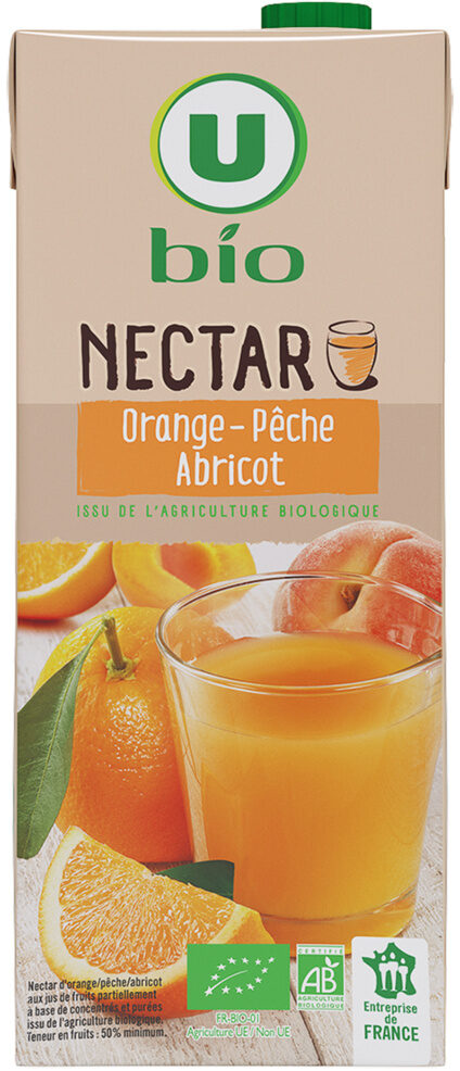 Nectar orange pêche abricot - Produit - fr