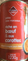 Pâtée avec morceaux riche en bœuf & aux carottes - Product - fr