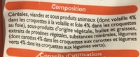 Croquettes aux légumes verts et aux carottes, à la volaille & au foie - Ingredients - fr