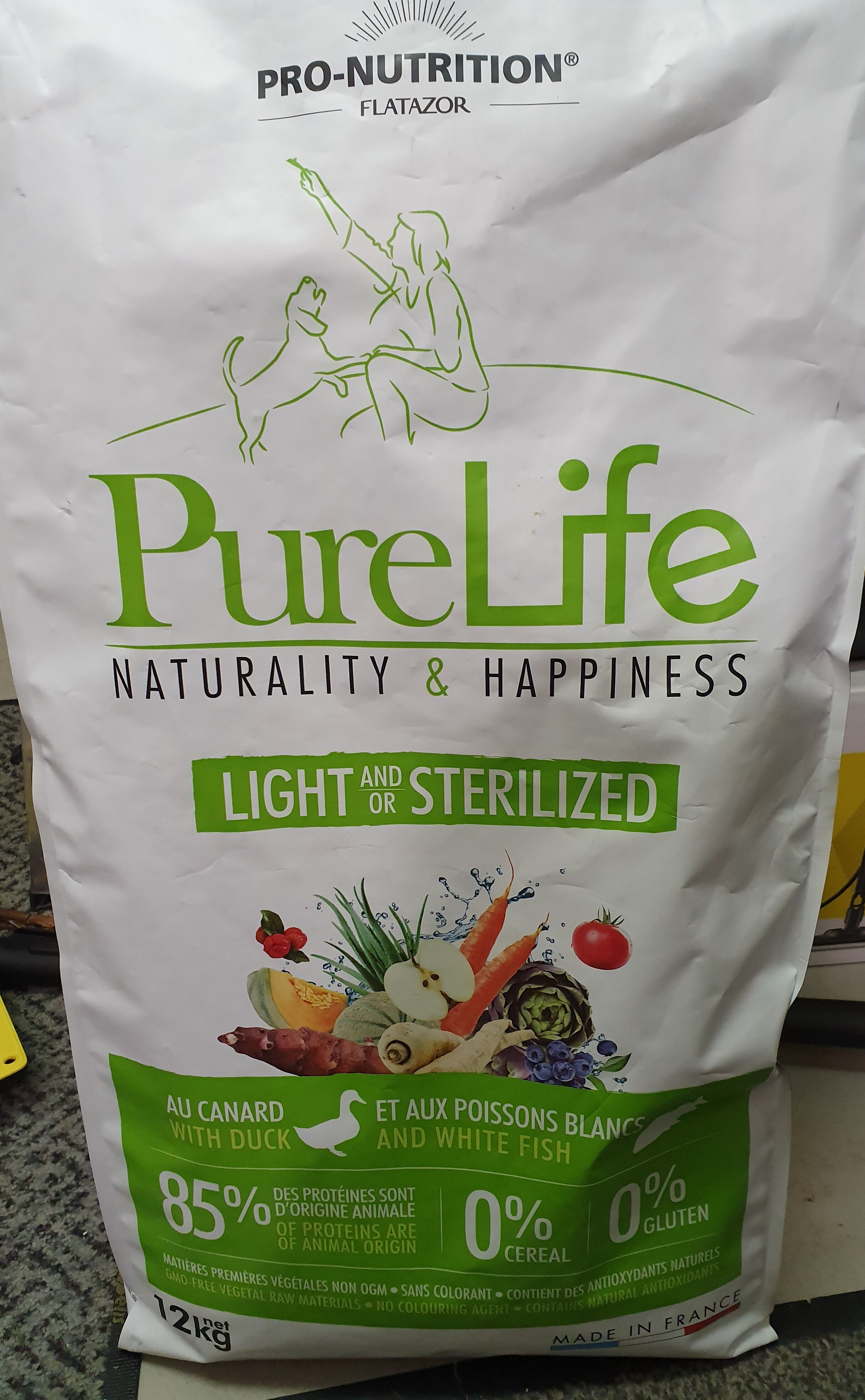 PureLife Naturality & Happiness Light ans sterilized - Produit - fr