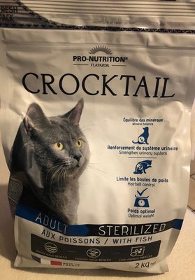Crocktail chat adulte sterilized - Product - fr