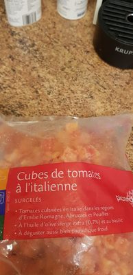 Cubes de tomates à l'italienne - Produit