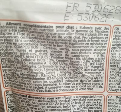 Plaisir friandise savoureuse - Ingredients - fr