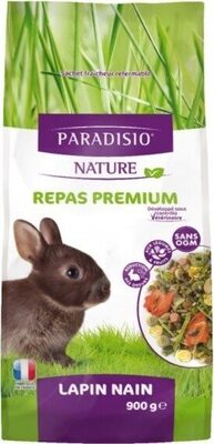 Paradisio Nature - Repas Premium Pour Lapin Nain Adulte - 900G - Produit - fr