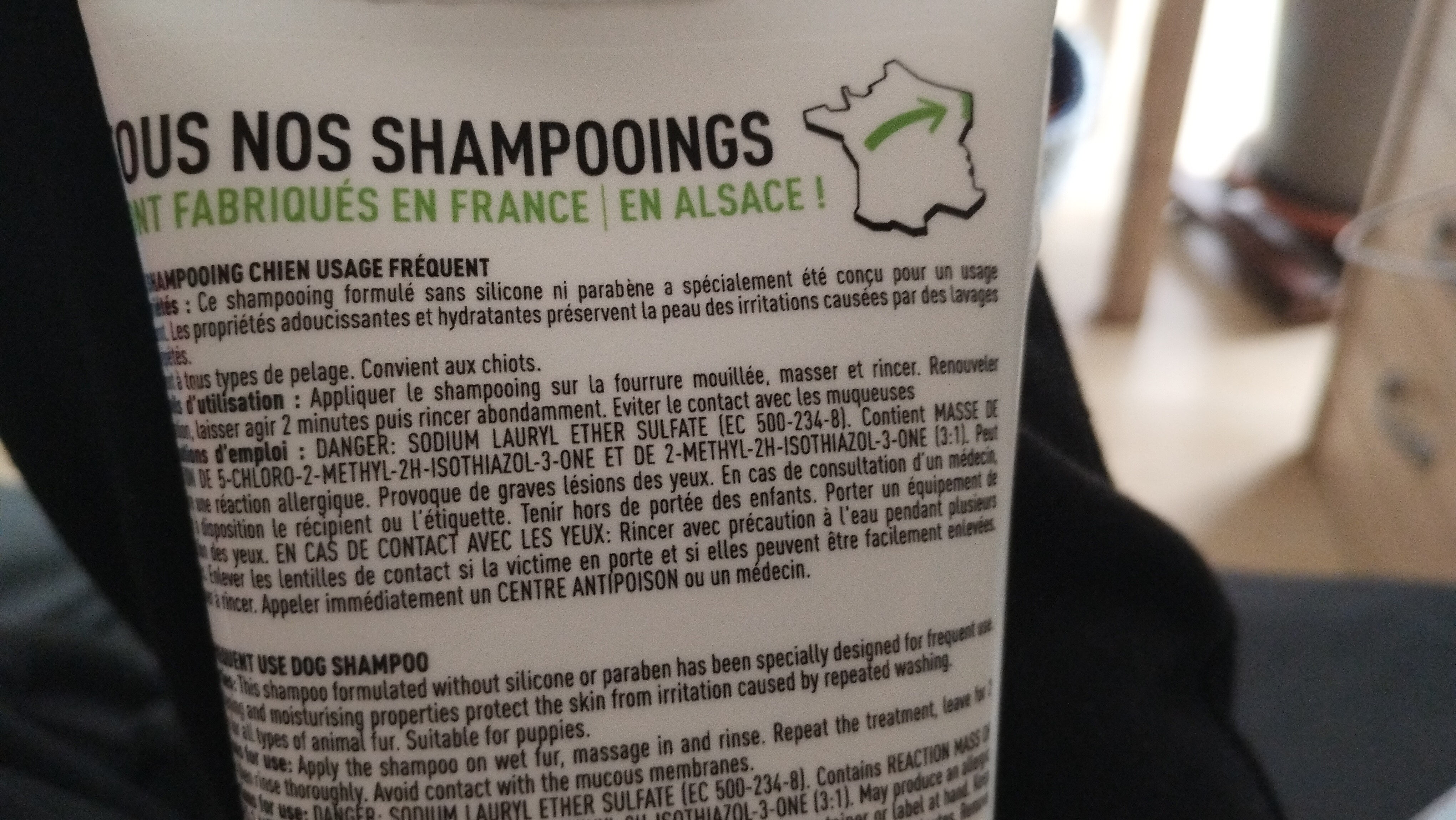 shampooing chien - Ingredients - fr