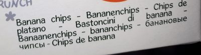 Hamiform - Crunchy's Chips De Banane Pour Rongeur - 150G - Ingredients - fr